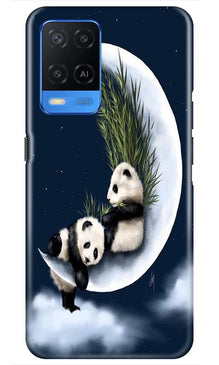Panda Moon Mobile Back Case for Oppo A54 (Design - 318)