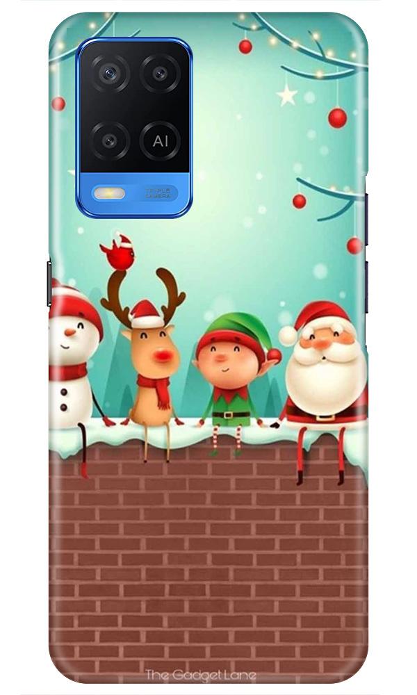 Santa Claus Mobile Back Case for Oppo A54 (Design - 334)