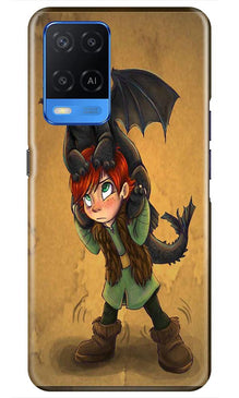 Dragon Mobile Back Case for Oppo A54 (Design - 336)