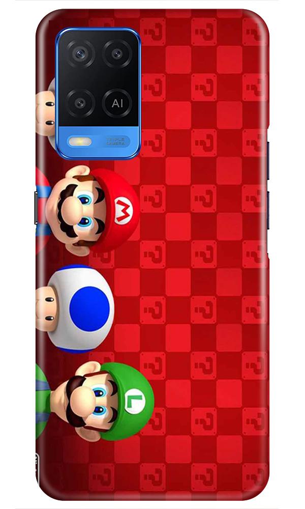 Mario Mobile Back Case for Oppo A54 (Design - 337)