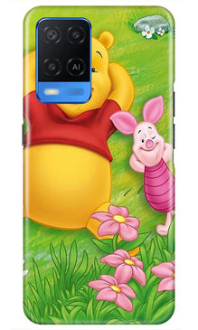 Winnie The Pooh Mobile Back Case for Oppo A54 (Design - 348)
