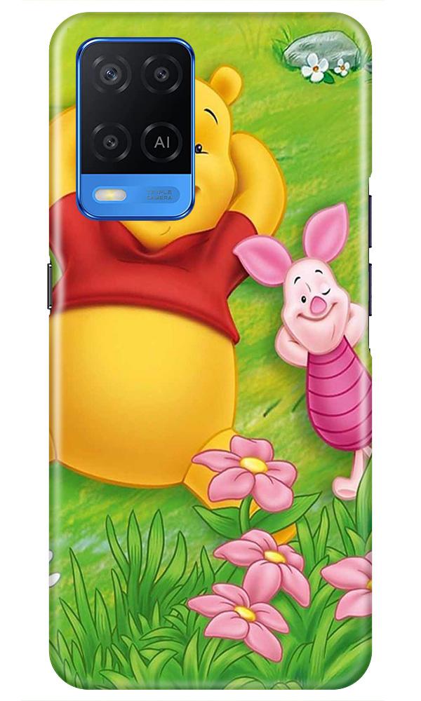 Winnie The Pooh Mobile Back Case for Oppo A54 (Design - 348)