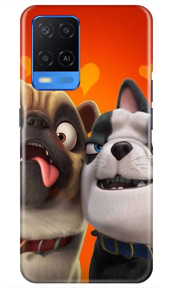 Dog Puppy Mobile Back Case for Oppo A54 (Design - 350)