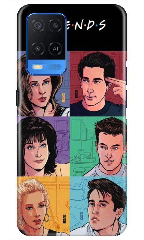 Friends Mobile Back Case for Oppo A54 (Design - 357)