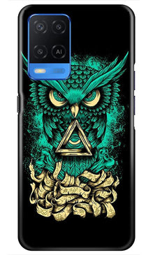 Owl Mobile Back Case for Oppo A54 (Design - 358)