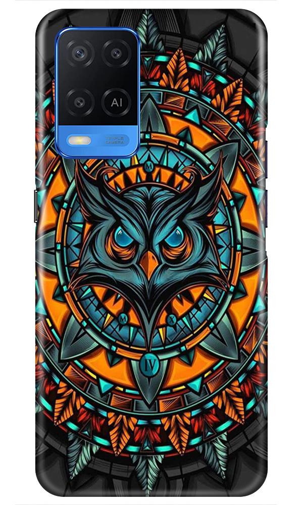 Owl Mobile Back Case for Oppo A54 (Design - 360)
