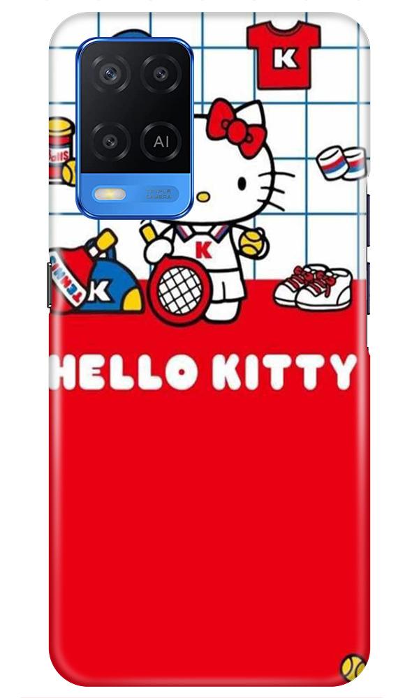 Hello Kitty Mobile Back Case for Oppo A54 (Design - 363)