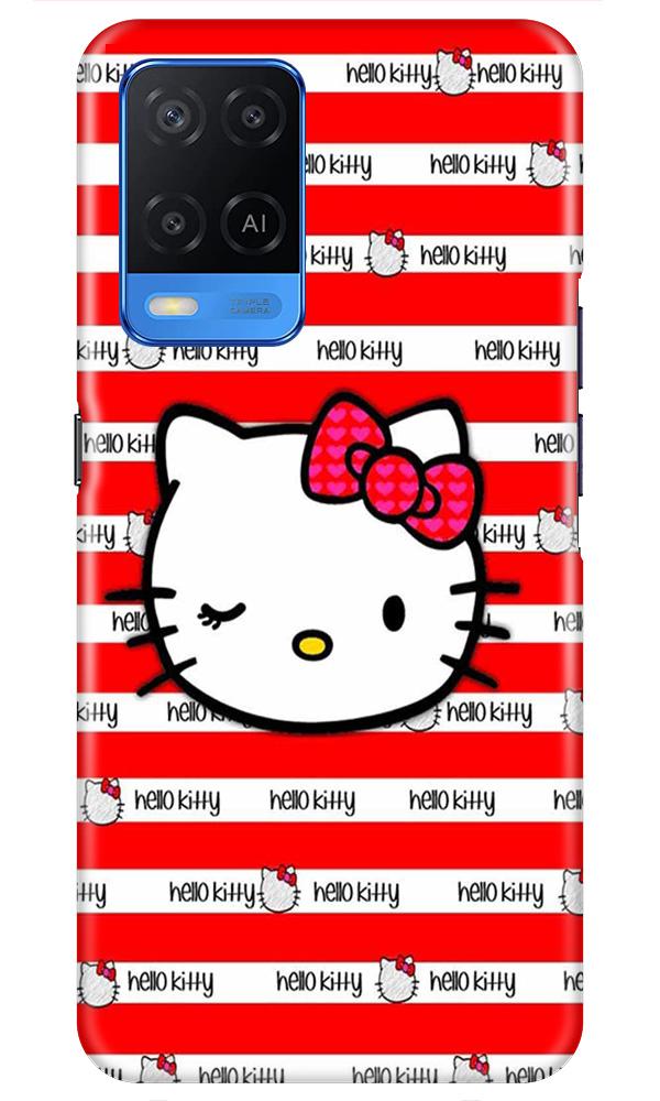 Hello Kitty Mobile Back Case for Oppo A54 (Design - 364)