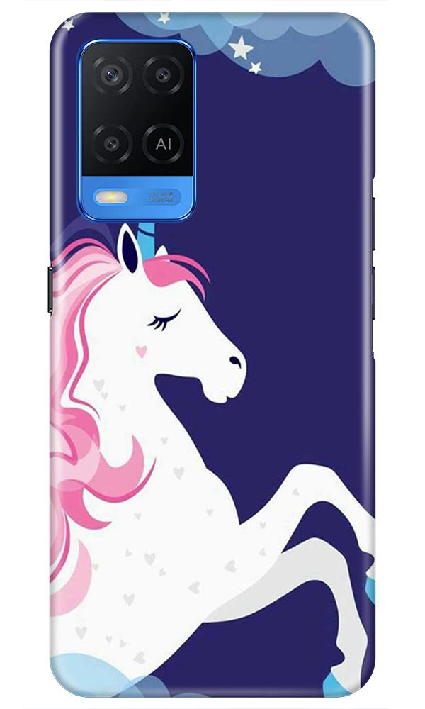 Unicorn Mobile Back Case for Oppo A54 (Design - 365)