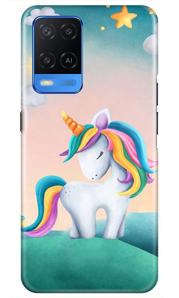 Unicorn Mobile Back Case for Oppo A54 (Design - 366)