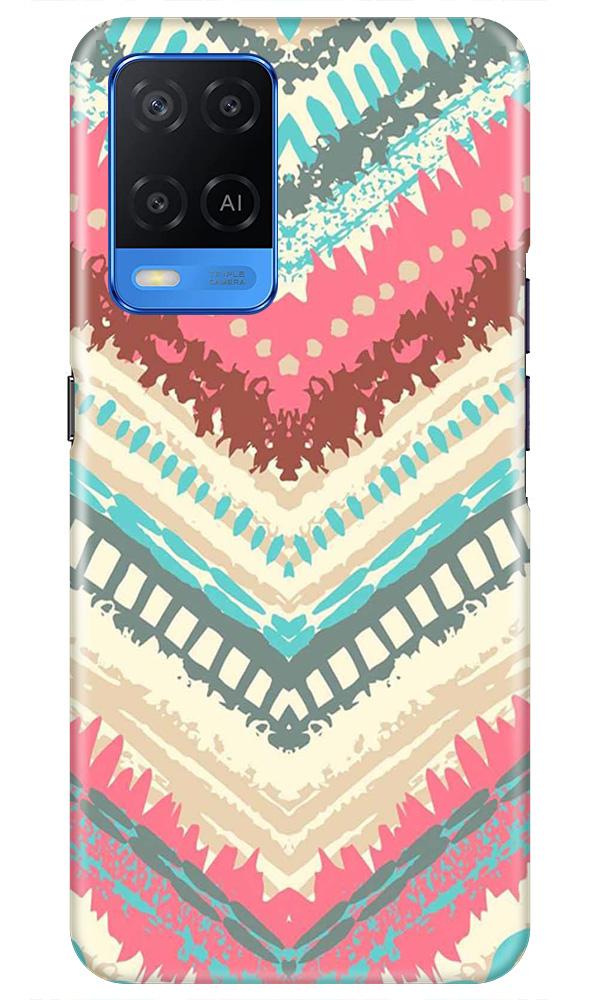 Pattern Mobile Back Case for Oppo A54 (Design - 368)