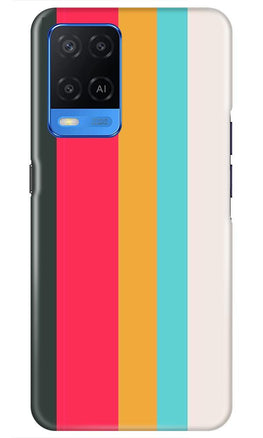 Color Pattern Mobile Back Case for Oppo A54 (Design - 369)