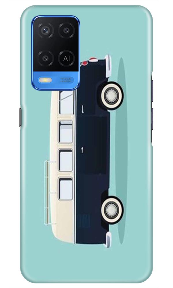 Travel Bus Mobile Back Case for Oppo A54 (Design - 379)