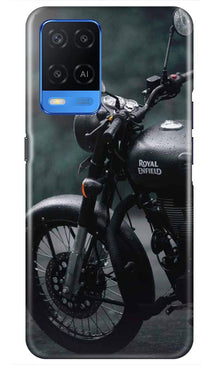Royal Enfield Mobile Back Case for Oppo A54 (Design - 380)