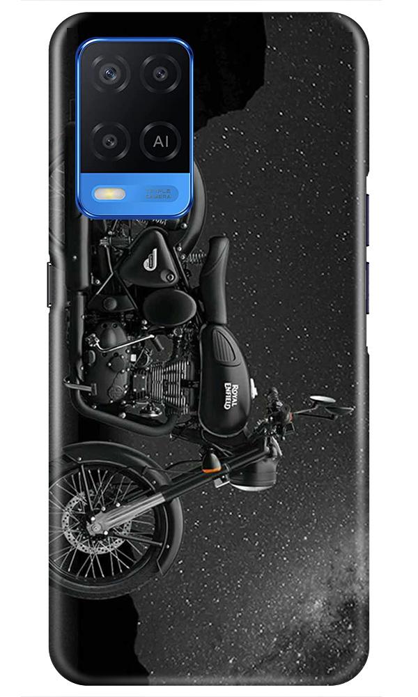 Royal Enfield Mobile Back Case for Oppo A54 (Design - 381)