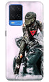 Biker Mobile Back Case for Oppo A54 (Design - 383)