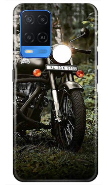 Royal Enfield Mobile Back Case for Oppo A54 (Design - 384)