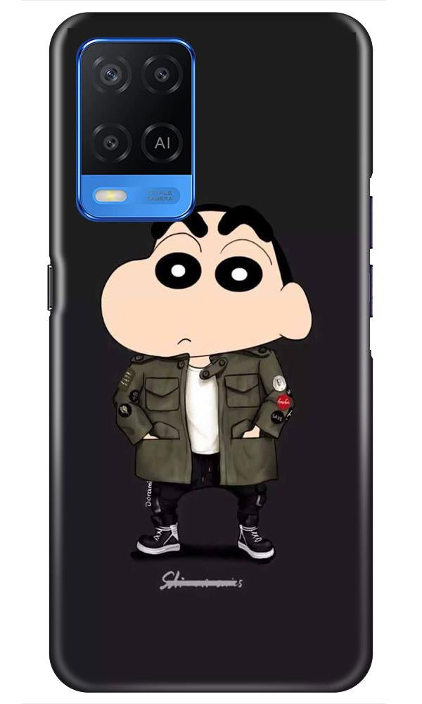 Shin Chan Mobile Back Case for Oppo A54 (Design - 391)