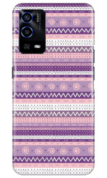 Zigzag line pattern3 Mobile Back Case for Oppo A55 (Design - 11)