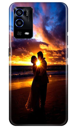 Couple Sea shore Case for Oppo A55
