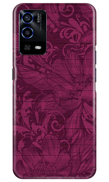 Purple Backround Mobile Back Case for Oppo A55 (Design - 22)