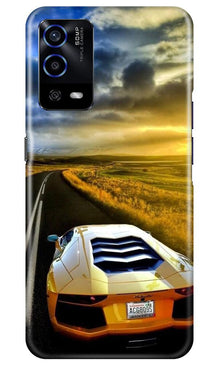 Car lovers Mobile Back Case for Oppo A55 (Design - 46)