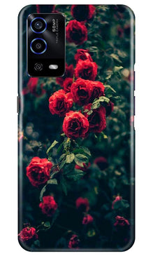 Red Rose Mobile Back Case for Oppo A55 (Design - 66)