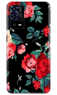 Red Rose2 Mobile Back Case for Oppo A55 (Design - 81)