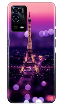 Eiffel Tower Mobile Back Case for Oppo A55 (Design - 86)