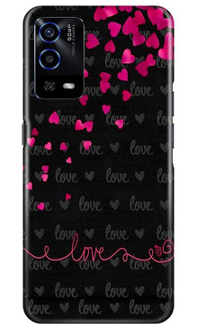 Love in Air Mobile Back Case for Oppo A55 (Design - 89)