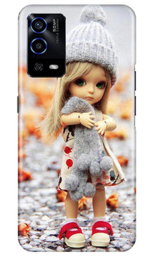 Cute Doll Mobile Back Case for Oppo A55 (Design - 93)
