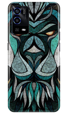 Lion Mobile Back Case for Oppo A55 (Design - 97)