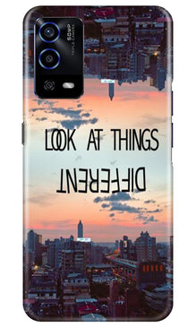 Look at things different Mobile Back Case for Oppo A55 (Design - 99)