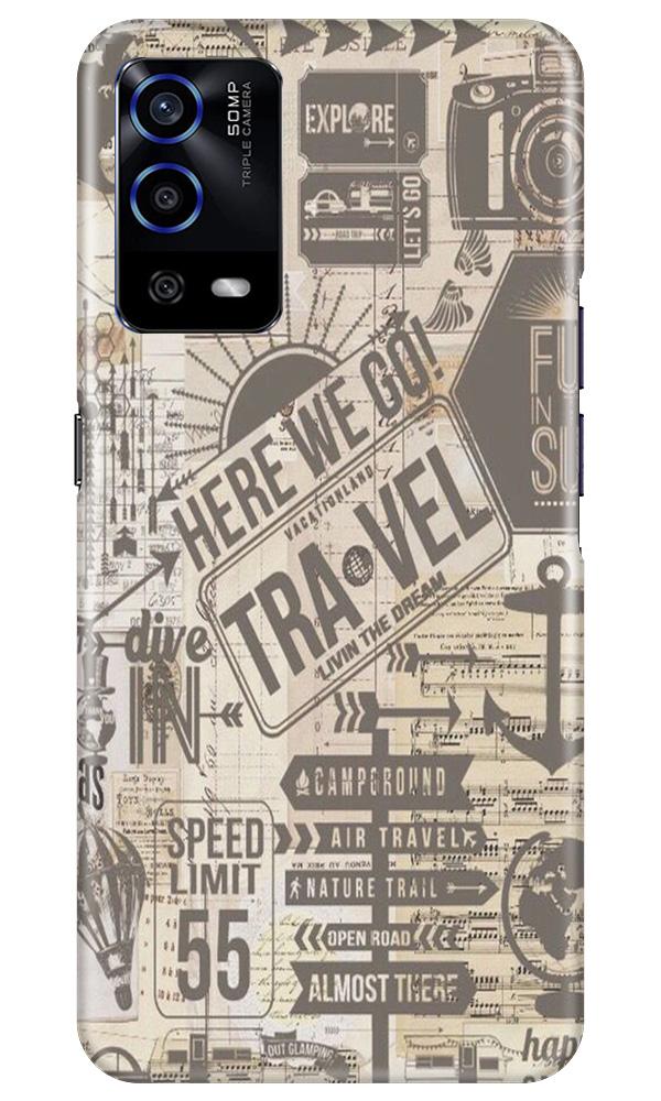 Travel Case for Oppo A55  (Design - 104)