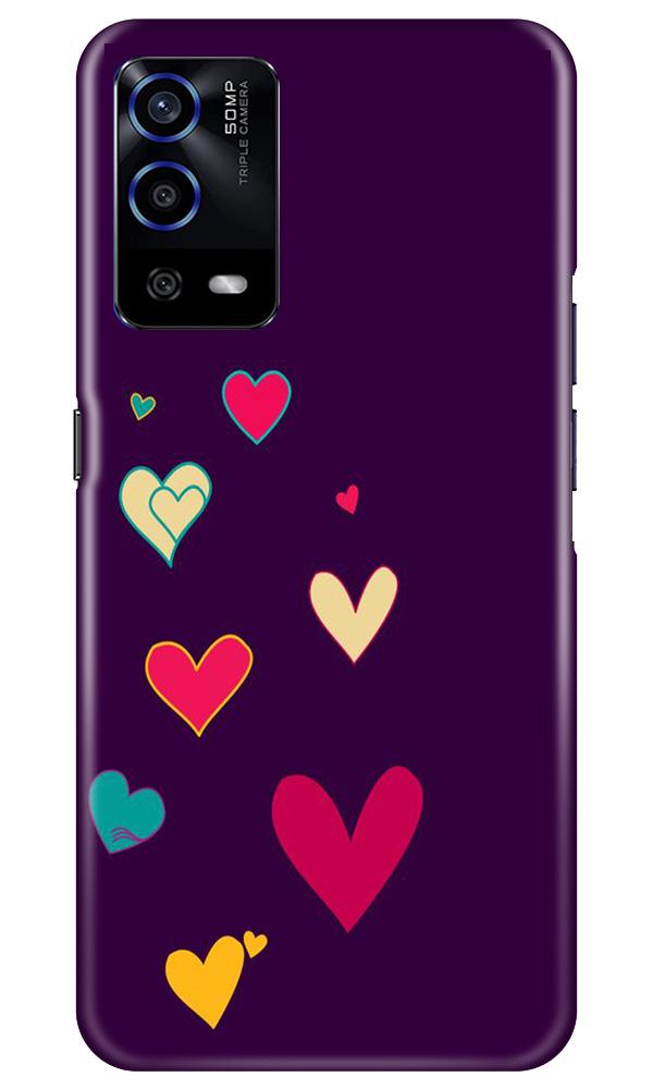 Purple Background Case for Oppo A55(Design - 107)