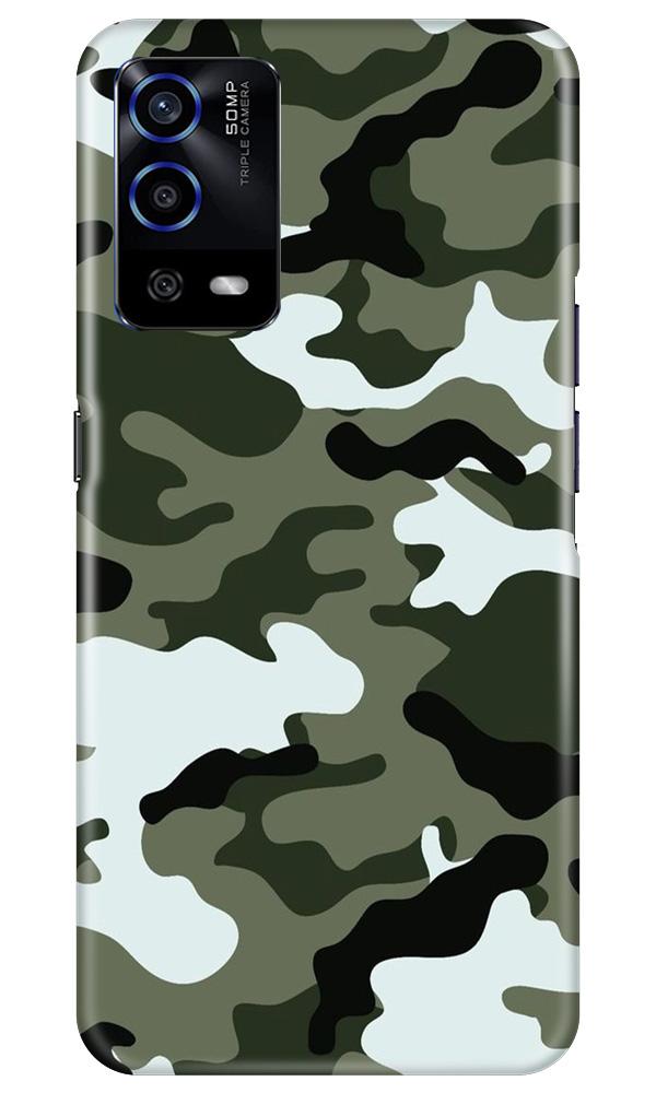 Army Camouflage Case for Oppo A55(Design - 108)