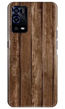 Wooden Look Mobile Back Case for Oppo A55  (Design - 112)