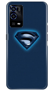 Superman Superhero Mobile Back Case for Oppo A55  (Design - 117)