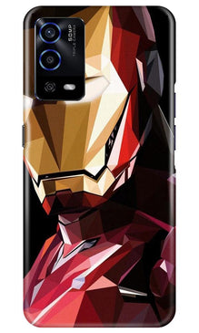 Iron Man Superhero Mobile Back Case for Oppo A55  (Design - 122)