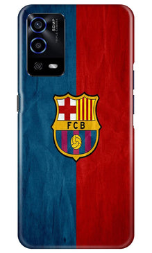FCB Football Mobile Back Case for Oppo A55  (Design - 123)