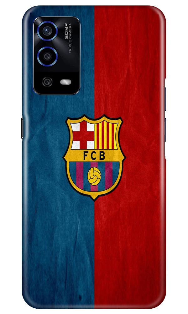 FCB Football Case for Oppo A55  (Design - 123)