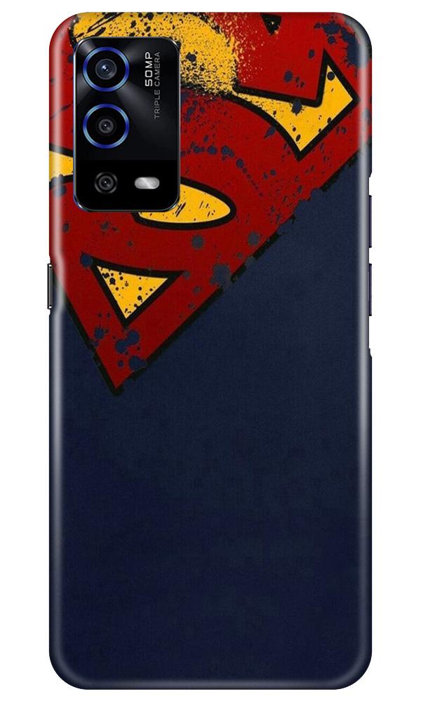 Superman Superhero Case for Oppo A55  (Design - 125)