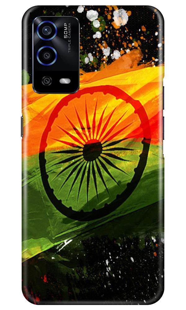 Indian Flag Case for Oppo A55  (Design - 137)