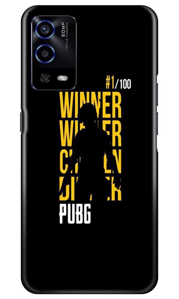 Pubg Winner Winner Case for Oppo A55  (Design - 177)