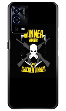 Winner Winner Chicken Dinner Mobile Back Case for Oppo A55  (Design - 178)