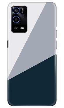 Blue Shade Mobile Back Case for Oppo A55 (Design - 182)