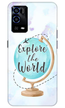 Explore the World Mobile Back Case for Oppo A55 (Design - 207)