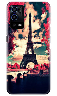 Eiffel Tower Mobile Back Case for Oppo A55 (Design - 212)