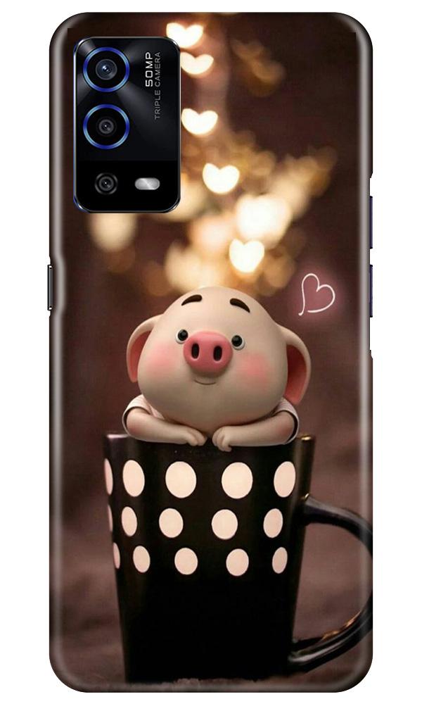 Cute Bunny Case for Oppo A55 (Design No. 213)