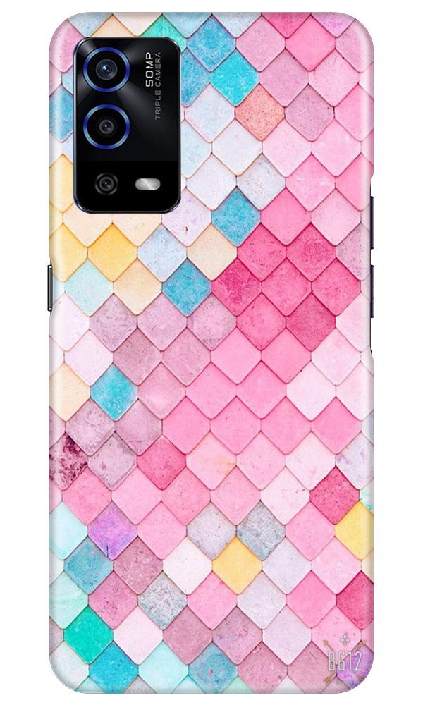 Pink Pattern Case for Oppo A55 (Design No. 215)